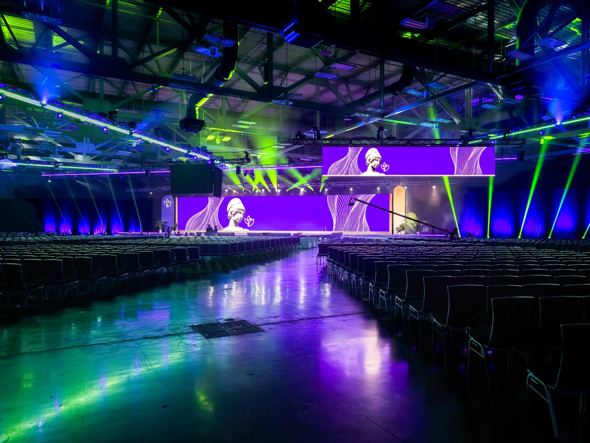 Athena Thrive 2024 stage and lighting